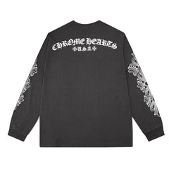CHH  Heart Long Sleeve Shirt Unisex Fashion Loose Long Sleeve Shirt