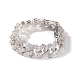 Bracelet 18mm Rap 3D Stereo Miami Cuban Chain St. Valentine's Spectrum