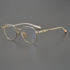CHH Chrome Hearts Glasses Vintage Pure Titanium Ultra Light Polygon Frame