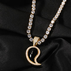 Jewelry Pendants Necklaces Vintage Copper Zircon Spectrum St. Valentine's