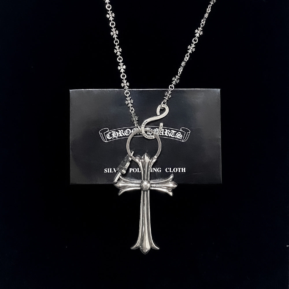 CHH Chrome heart Cross Necklace Trouser Chain Big Cross Bag Accessories
