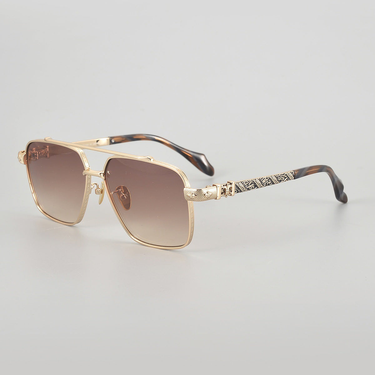 Chrome Hearts Sunglasses Double Beam Titanium Sunglasses