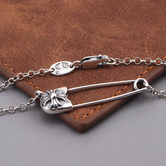 CHH Chrome heart Cross Necklace Vintage Cross Pin Necklace Men's and Women's