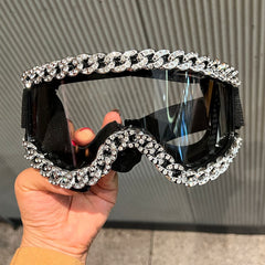 Trendy punk glasses windproof, anti-fog and anti-dazzle