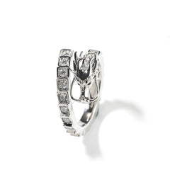 Rings Hip Hop Chinese Adjustable Ring Copper Zircon St. Valentine's