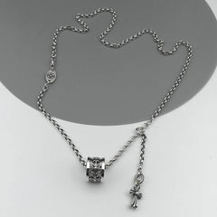 CHH Chrome heart Cross Necklace Cross Men's and Women's Collarbone Chains
