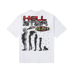 Hellstar T-Shirt Men's and Women's Street Fashion Summer High-quality pure cotton high-street clothing