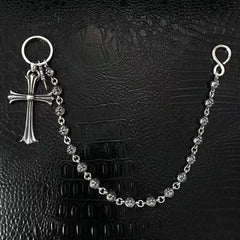 CHH Chrome heart Cross Necklace Vintage Cross Pant Chain Bag Chain