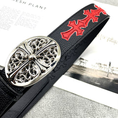 CHH Chrome Hearts belt with jeans y2k