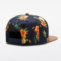 Trendy flat brimmed snapback hatsbreathable adjustable sunshade