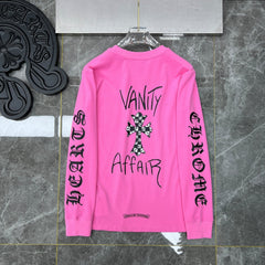 CHH  Heart Long Sleeve Shirt Unisex Fashion Loose Long Sleeve Shirt