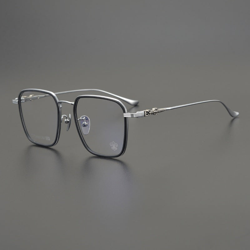 CHH Chrome Hearts Glasses Light Luxury Carved Pure Titanium Myopia Glasses Frame