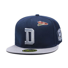 Trendy flat brimmed snapback hatssun protection