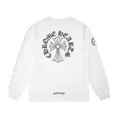 CHH  Heart Long Sleeve Shirt Unisex Fashion Loose Long Sleeve Shirt
