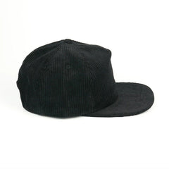Trendy flat brimmed snapback hatscorduroy heattech