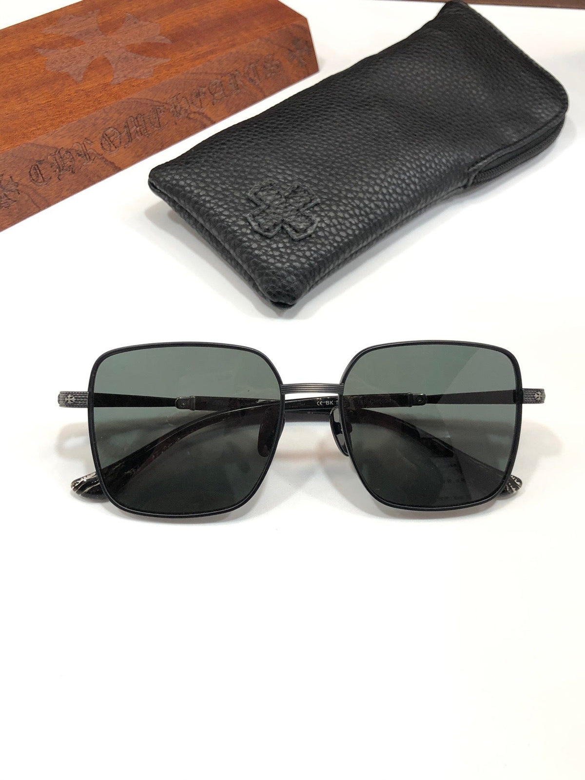 Chrome Hearts Sunglasses Simple Atmospheric Titanium Casual Sunglasses