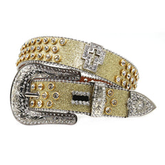 Hip-hop punk rhinestone belt punk hot girl style