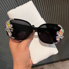 Trendy punk glasses uv protection