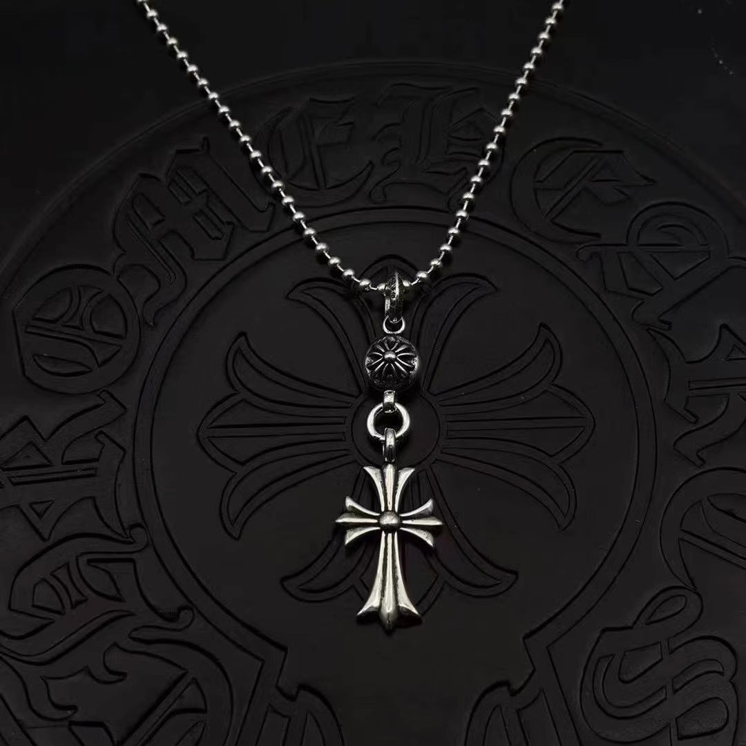 CHH Chrome heart Cross Necklace Male Vintage