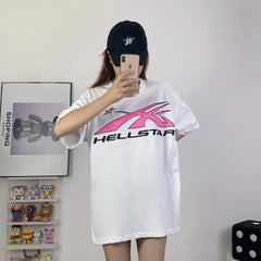 Hellstar T Shirt Casual Loose High-quality pure cotton high-street clothing