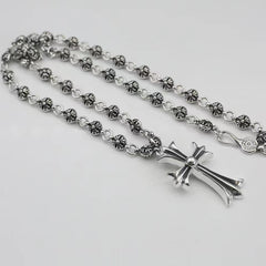 CHH Chrome heart Cross Necklace Vintage Cross Pendant