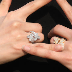 Rings Butterfly Open Ring Fashion St. Valentine's Animal