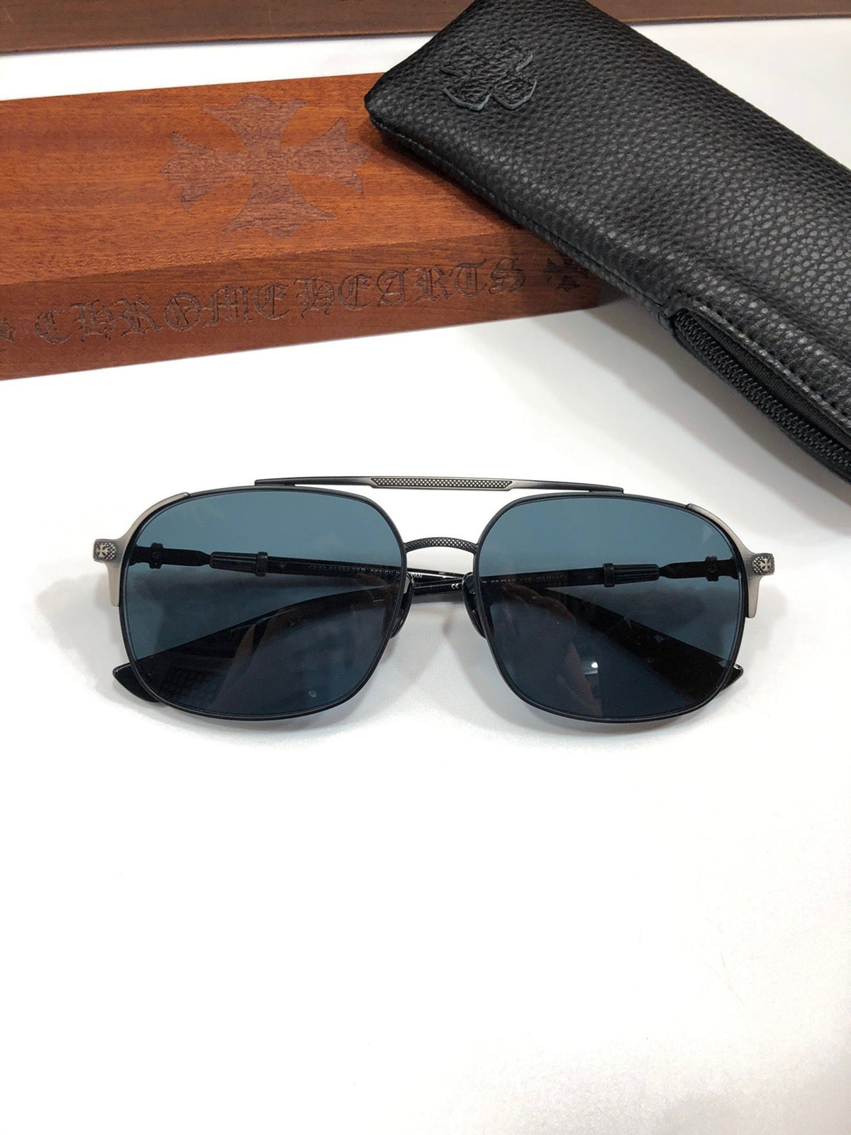 Chrome Hearts Sunglasses Simple Exquisite Vintage Fashion Full Frame Sunglasses
