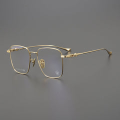 CHH Chrome Hearts Glasses Versatile Titanium Frame Ultra Light Box Glasses Frame