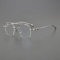 CHH Chrome Hearts Glasses Vintage gold rimless myopia frames