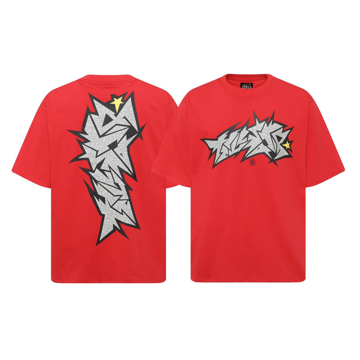 Hellstar T-Shirt Street Summer Top Short Sleeve High-quality pure cotton high-street clothing