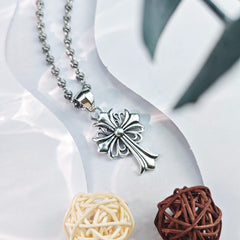 CHH Chrome heart Cross Necklace Cross Pendant Versatile for Men and Women