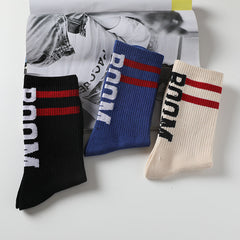Men socks letterboomknee socks