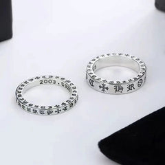CHH Chrome heart Cross Ring