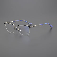 CHH Chrome Hearts Glasses Pure Titanium Glasses Myopia Glasses Frame Ultra Light Business Half Frame