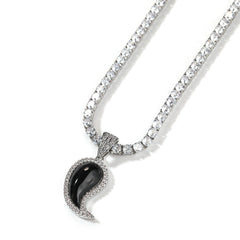 Jewelry Pendants Necklaces Vintage Copper Zircon Spectrum St. Valentine's