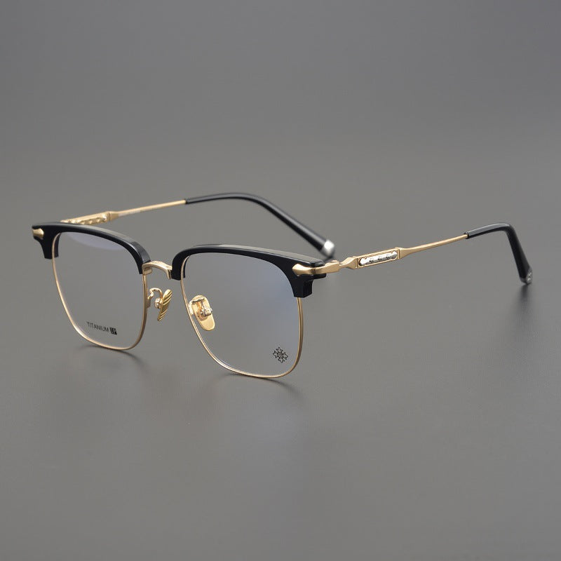 CHH Chrome Hearts Glasses Light Pure Titanium Fashion Versatile Glasses Frame