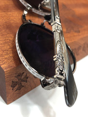 Chrome Hearts Sunglasses Light Luxury Titanium Frame Sunglasses Retro Literary Sunglasses