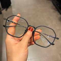 CHH Chrome Hearts Glasses Ultra Light Pure Titanium Vintage Polygon Eyewear Frames