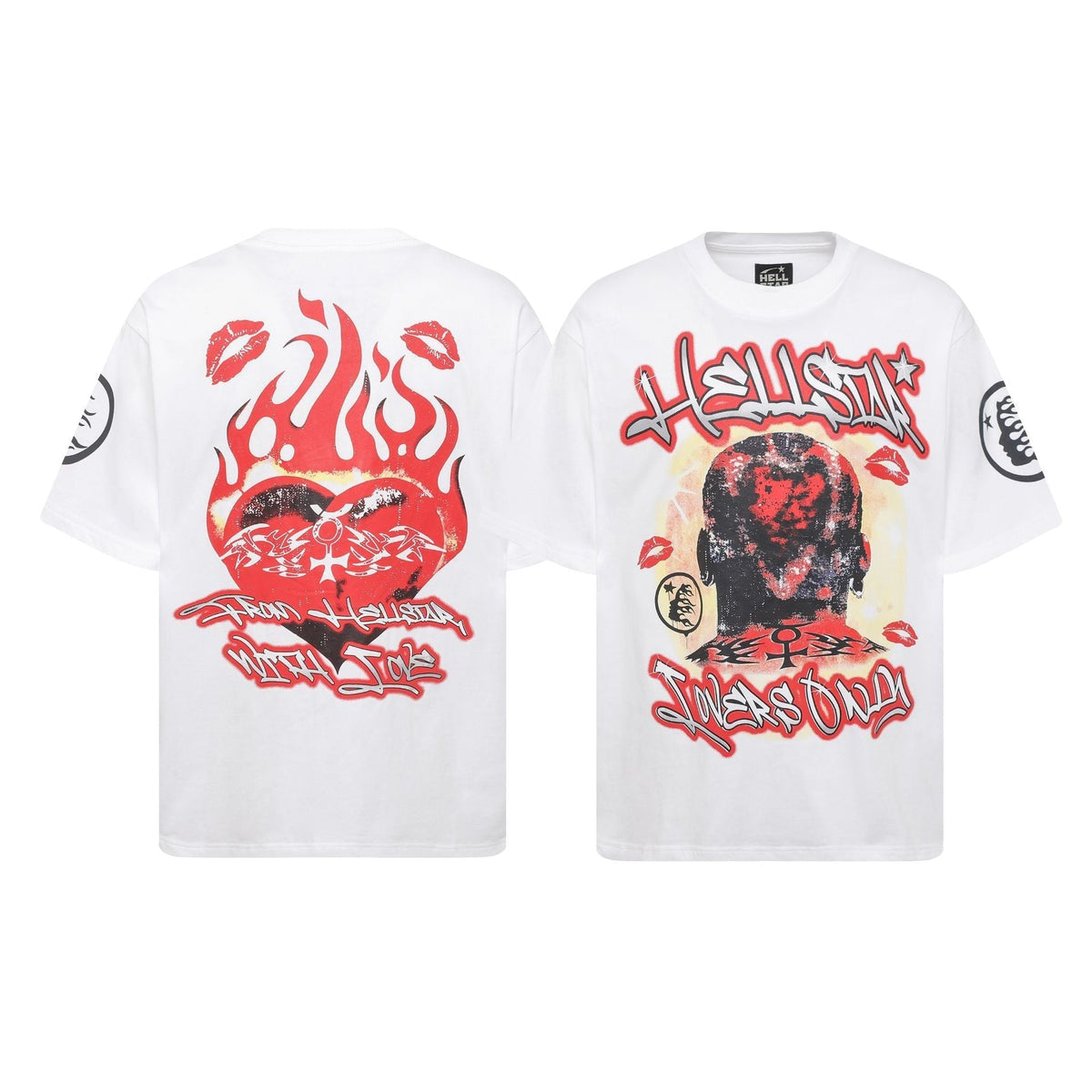 Hellstar T-Shirt Fashion Summer Top Short Sleeve High-quality pure cotton high-street clothing