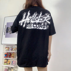 Hellstar T Shirt Technology Touching Image Printing Casual Loose High-quality pure cotton high-street clothing