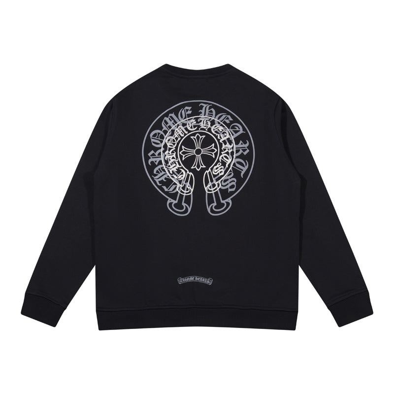 CHH  Heart Long Sleeve Shirt Unisex Fashion Loose Long Sleeve Shirt