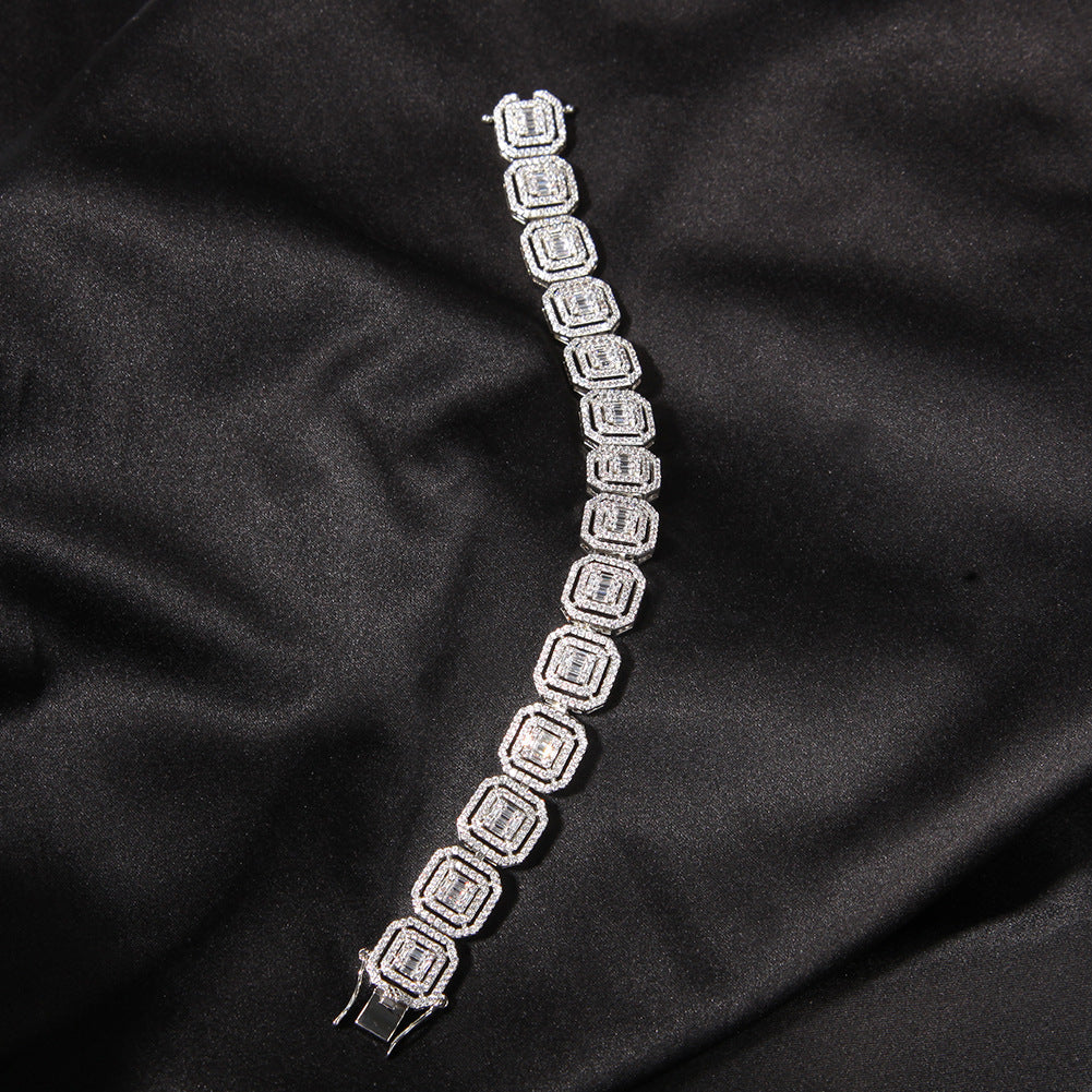 Bracelet with Diamond Hip Hop Bracelet ins Vintage St. Valentine's Spectrum