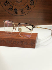 CHH Chrome Hearts Glasses Simple and stylish half-frame titanium frame glasses frame