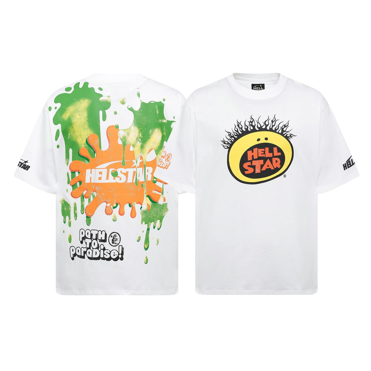 Hellstar T-Shirt Fashion Summer Short Sleeve High-quality pure cotton high-street clothing