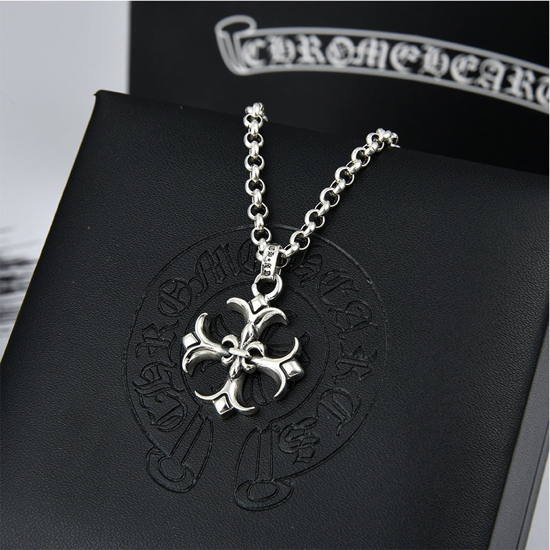 CHH Chrome heart Cross Necklace Men's and Women's Cross Necklace
