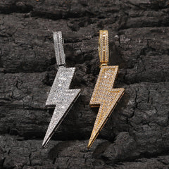 Jewelry Necklace T-Square Lightning Style Pendant lightning Spectrum St. Valentine's