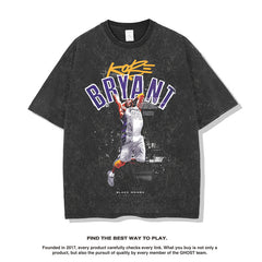 Nba T Shirt Kobe Short-Sleeved T-shirt Fashion Brand Loose Heavy round Neck Men and Women