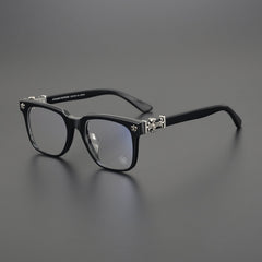 CHH Chrome Hearts Glasses Retro-style Black-rimmed Glasses