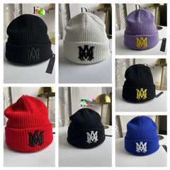 Amiri Knitted Hat AM Trend Embroidery
