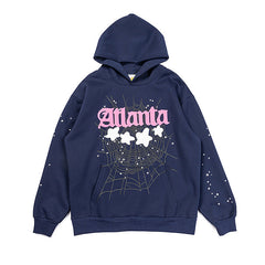 Sp5der Hoodie Spider Web Printing